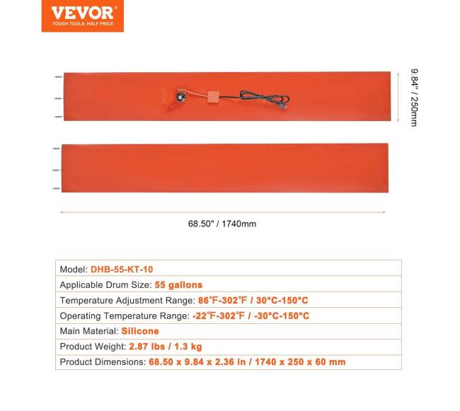 55 galonų metalinis būgno šildytuvas6