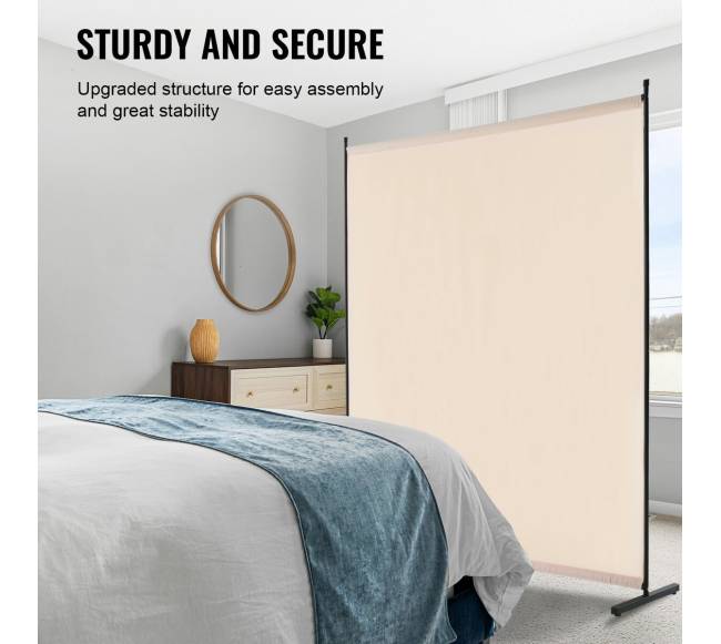 Vienos panelės pertvara iš audinio3