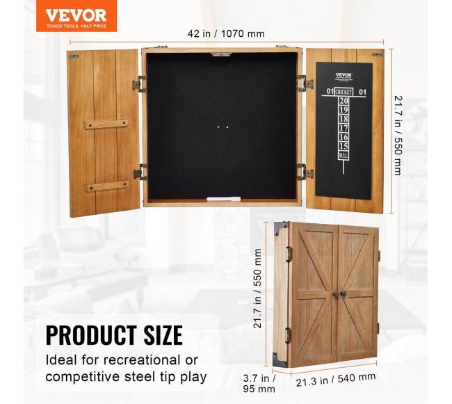 Medinė strėlyčių lenta be strėlyčių1