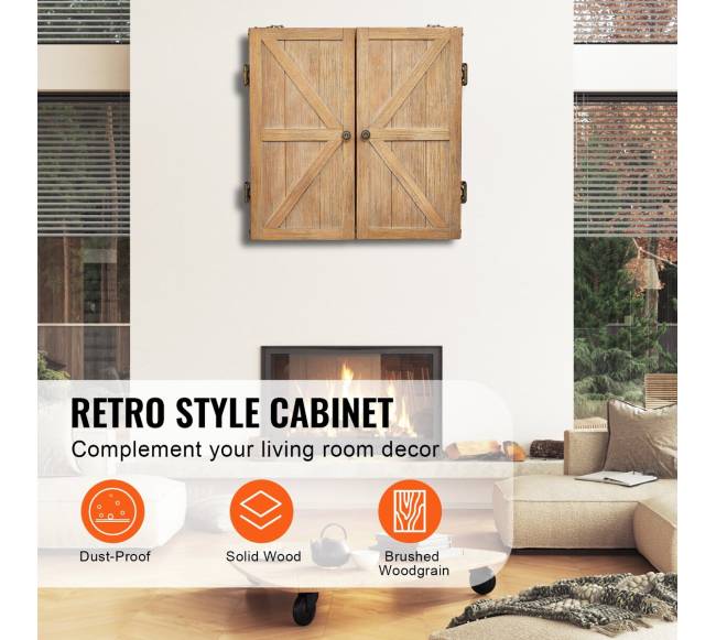 Medinė strėlyčių lenta be strėlyčių4