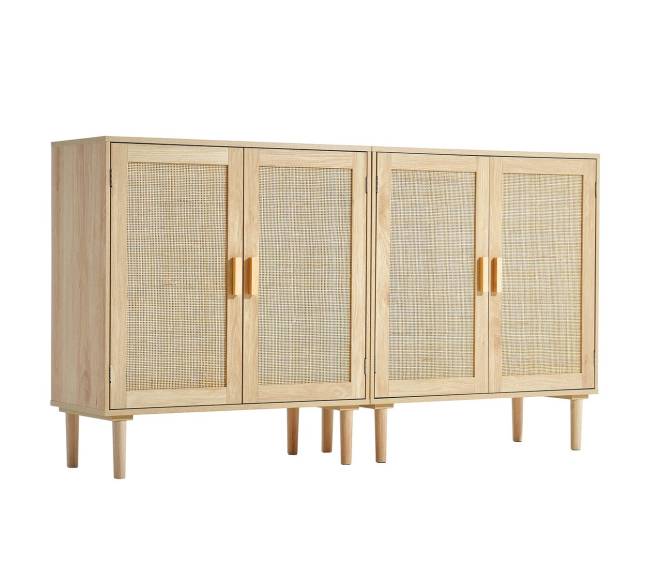 Rataninė spintelė su 4 magnetinėmis durimis0