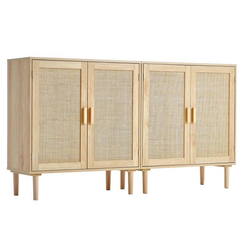 Rataninė spintelė su 4 magnetinėmis durimis0