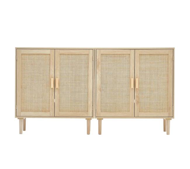 Rataninė spintelė su 4 magnetinėmis durimis9