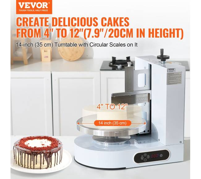 Tortų dekoravimo mašina 10-30 cm dydžio tortams1