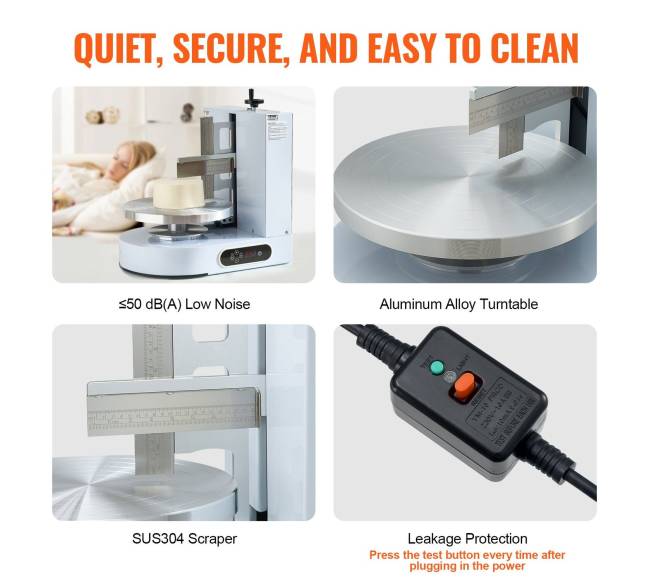 Tortų dekoravimo mašina 10-30 cm dydžio tortams4