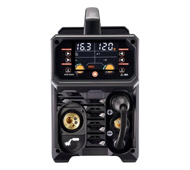 MIG suvirinimo aparatas 200A su integruotomis funkcijomis10