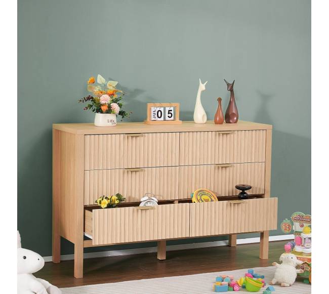 6 stalčių komoda iš medžio7