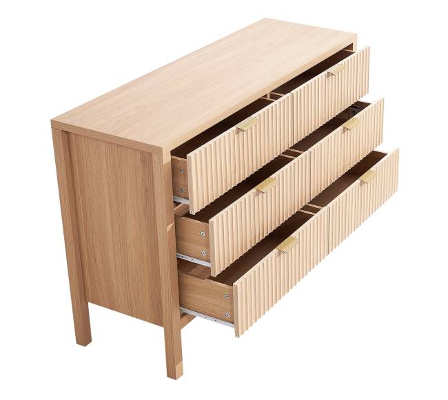 6 stalčių komoda iš medžio10