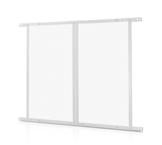 Baltos spalvos RV durų grotelės naminių gyvūnų apsaugai0