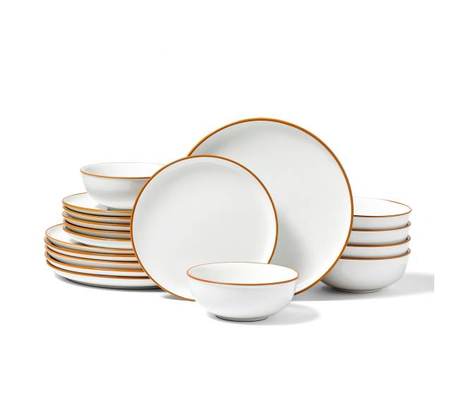 18 dalių keraminių indų rinkinys 6 žmonėms0