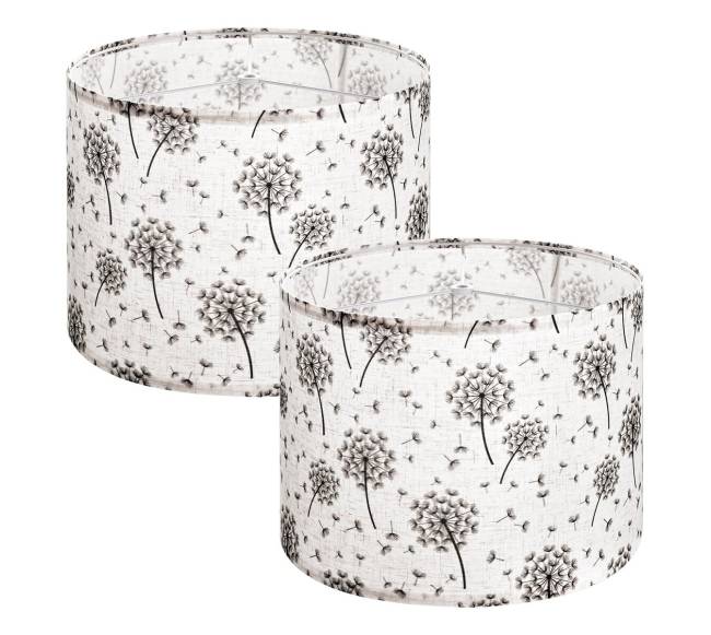 dviejų lempų drum tipo gaubtų komplektas0