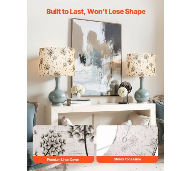 dviejų lempų drum tipo gaubtų komplektas2