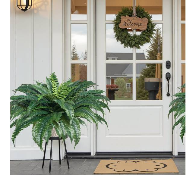 Dirbtinės Bostono papartys su 50 šakų rinkinys7