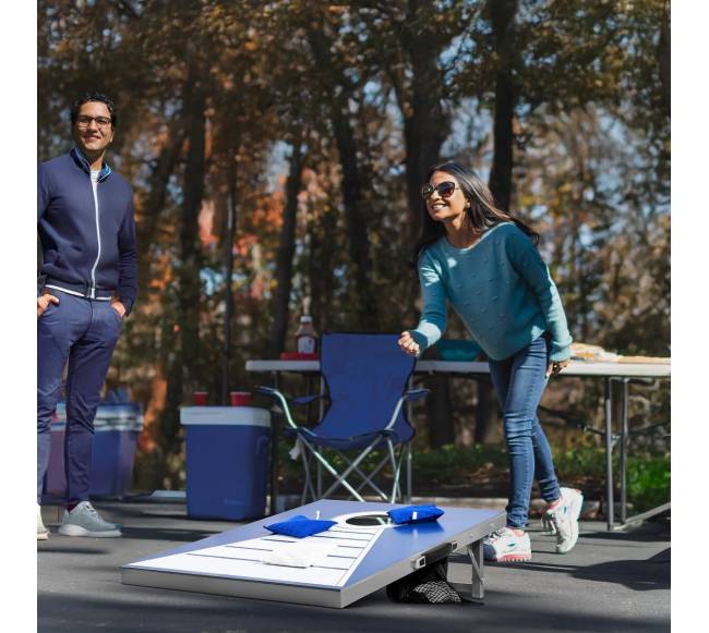 3x2 pėdų cornhole rinkinys su 8 maišeliais7