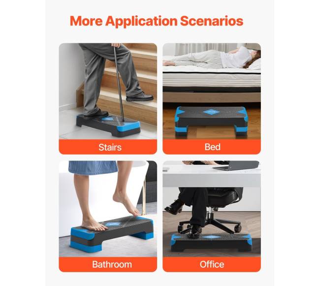 Aerobinio treniruotės platforma su 4 pakopomis6