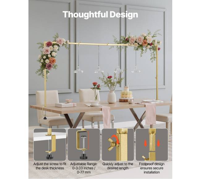 Reguliuojamas stalas su tvirtinimo lanku3