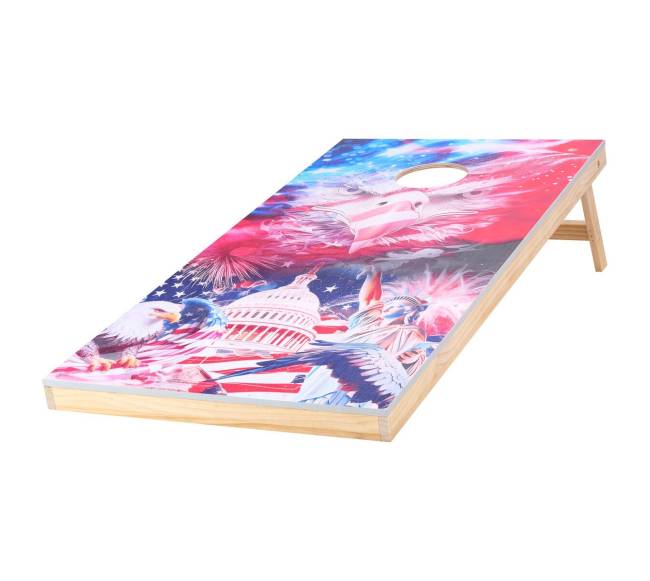 žaismingas 4x2 pėdų medinis lauko žaidimas su maišeliais10