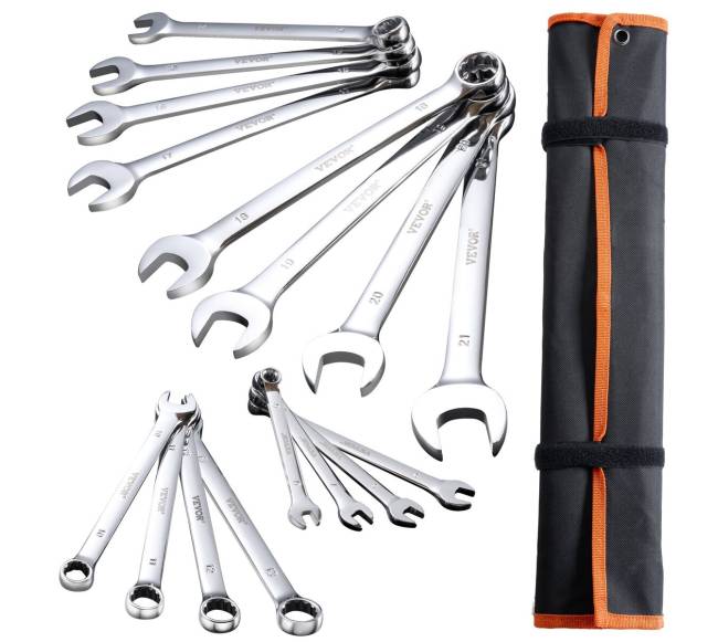 25 dalių veržliarakčių rinkinys su dėklu0