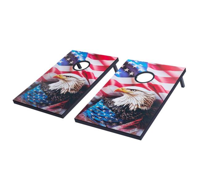 Nešiojamas kukurūzų metimo žaidimo rinkinys0