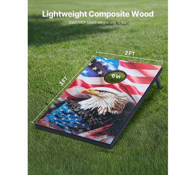 Nešiojamas kukurūzų metimo žaidimo rinkinys1