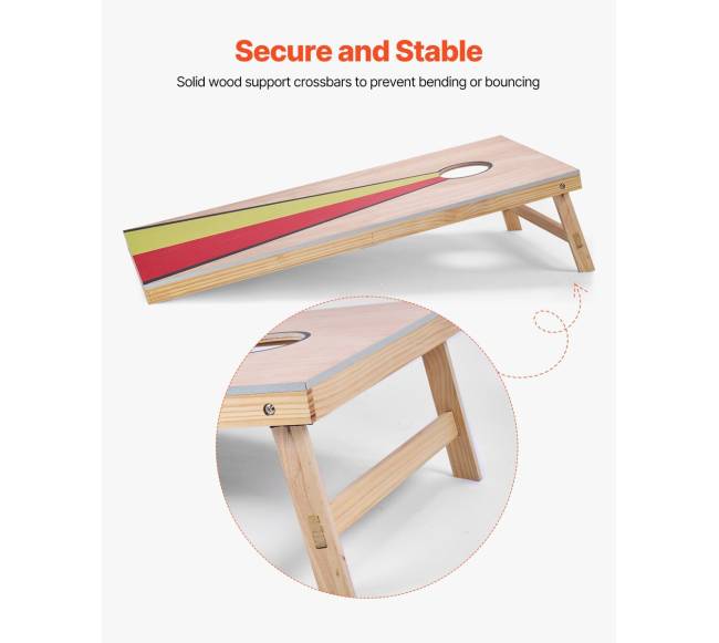 4x2 pėdų kukurūzų skylių žaidimo rinkinys2