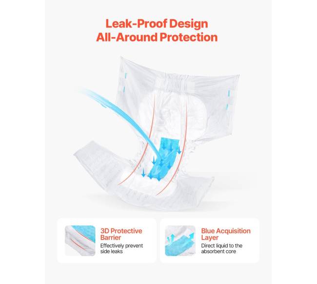 Suaugusiųjų XL dydžio sauskelnės su lipukais3