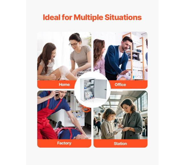 3 lentynų pirmosios pagalbos vaistinėlė su 1000 dalių5