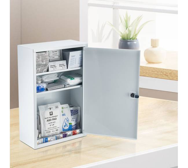 3 lentynų pirmosios pagalbos vaistinėlė su 1000 dalių7