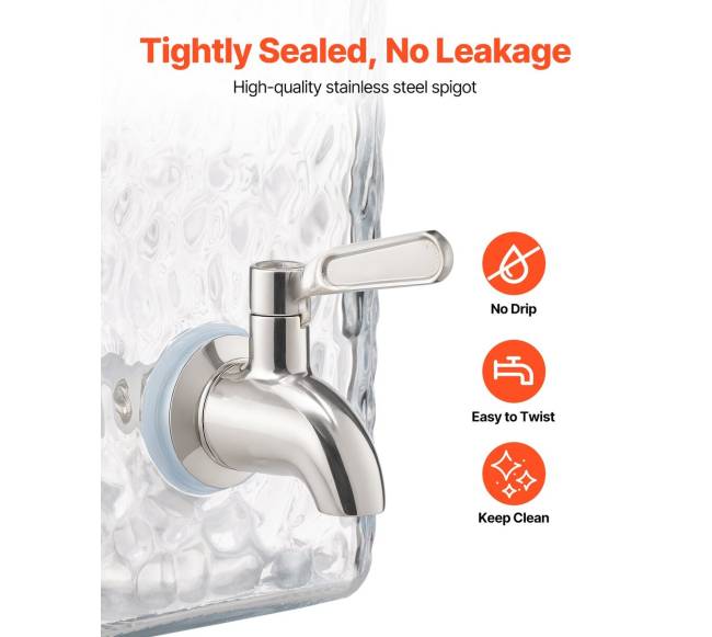 Gėrimų dalytuvas 5,5 l su stovu 2 vnt.2