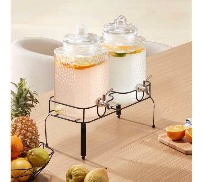 Gėrimų dalytuvas 5,5 l su stovu 2 vnt.7