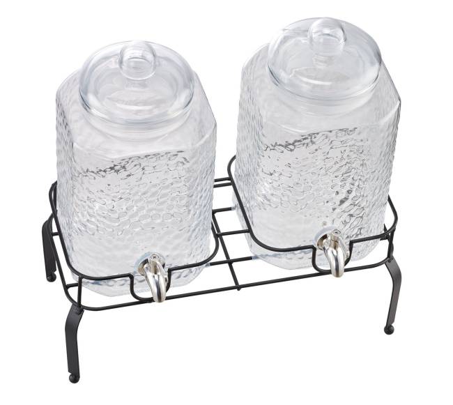 Gėrimų dalytuvas 5,5 l su stovu 2 vnt.10