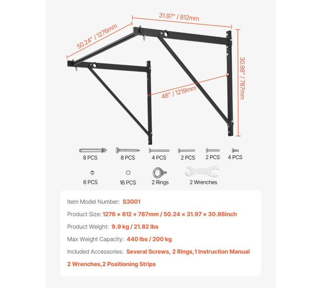 Sieninė prisitraukimų trauka namų sporto salei6