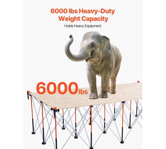 Sulankstomas darbo stalas 2455 x 1260 mm, 2724 kg1