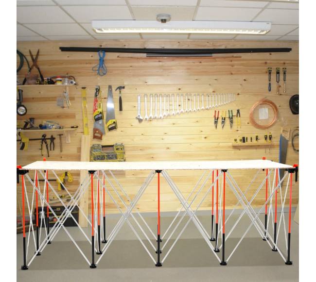 Sulankstomas darbo stalas 2455 x 1260 mm, 2724 kg7