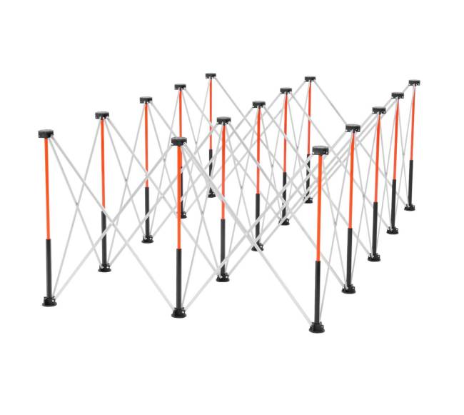 Sulankstomas darbo stalas 2455 x 1260 mm, 2724 kg9