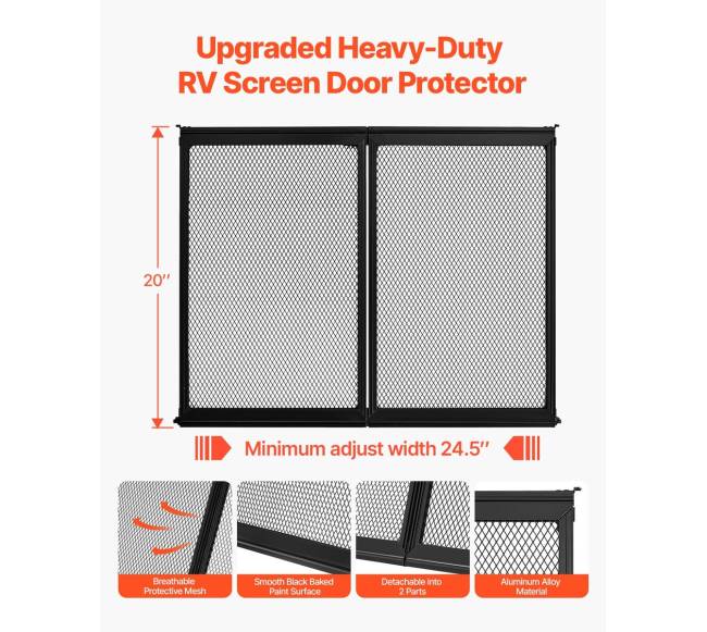 RV ekrano durų apsauga šunims1