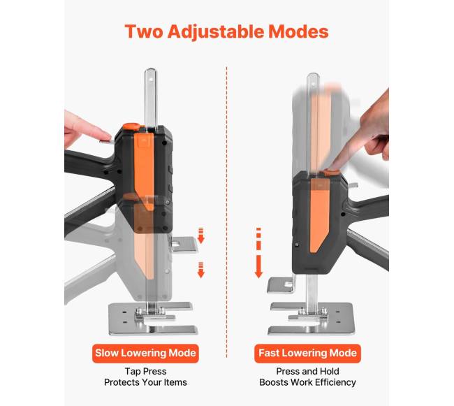 Dvigubas kėlimo domkratas iki 195 mm 200 kg3