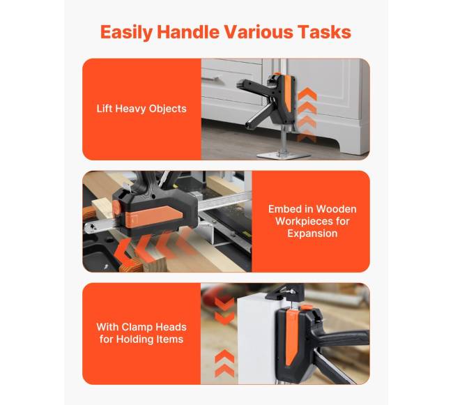 Dvigubas kėlimo domkratas iki 195 mm 200 kg4