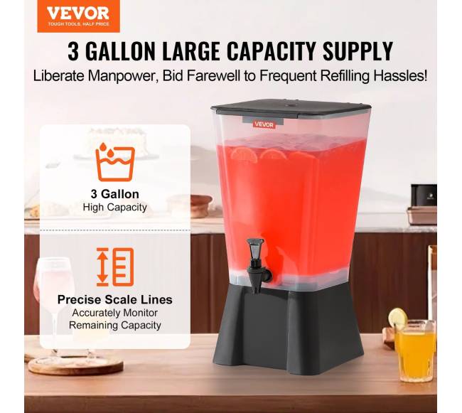 Gėrimų dozatorius vakarėliams 19 L su kraneliu1