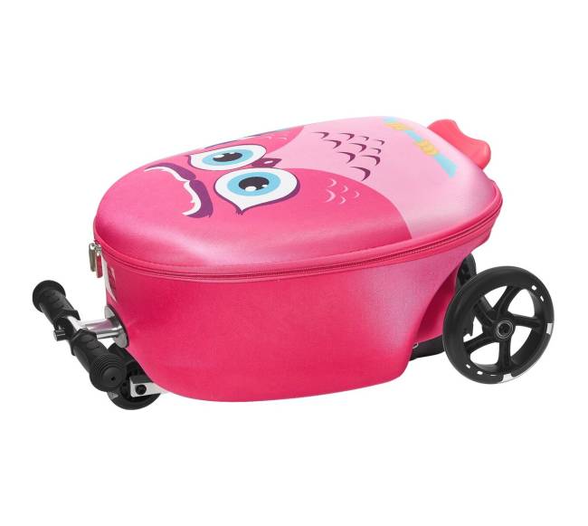 Vaikiškas paspirtukas-lagaminas su šviesos ratukais10