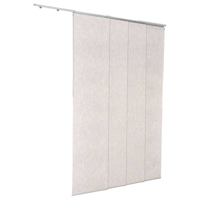 Pilkais paneliniomis žaliuzėmis 116-218 cm.0