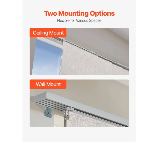 Pilkais paneliniomis žaliuzėmis 116-218 cm.5