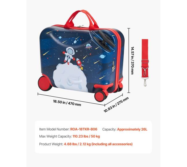 Vaikiškas lagaminas-scooteris su ratukais6