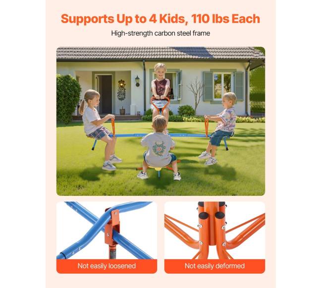 Vaikų sūpynės su 360 pasisukimu3