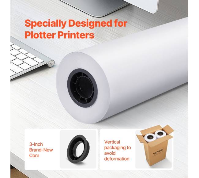 Ploto spausdintuvo popierius 24 cm x 152 m1