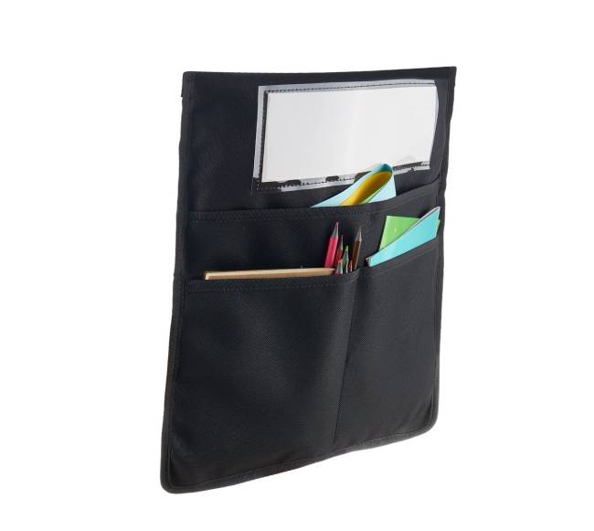 Klasės kėdžių kišenės 24 vnt. su vardine etikete juodos8