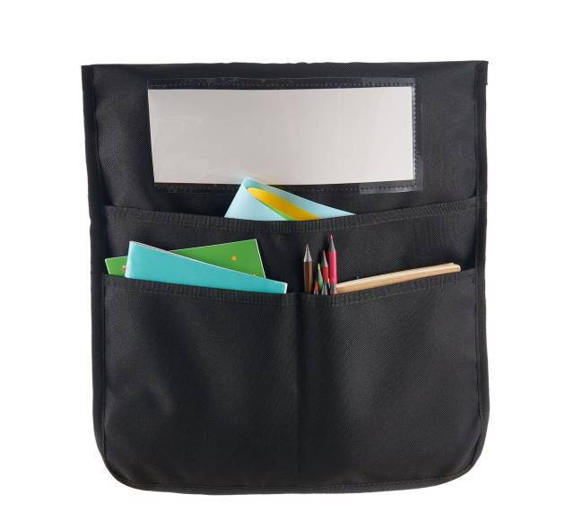 Klasės kėdžių kišenės 24 vnt. su vardine etikete juodos9