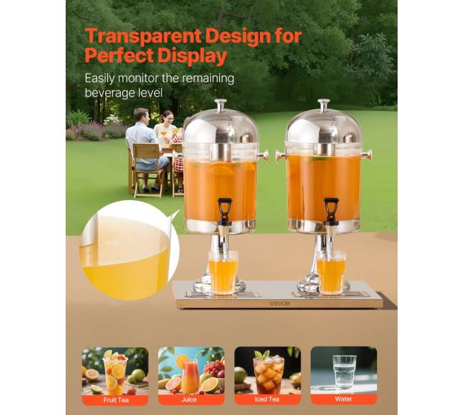 Gėrimų dozatorius su čiaupu, 2 x 8 l3