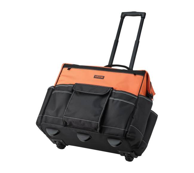 Riedantis įrankių krepšys su 27 kišenėmis8