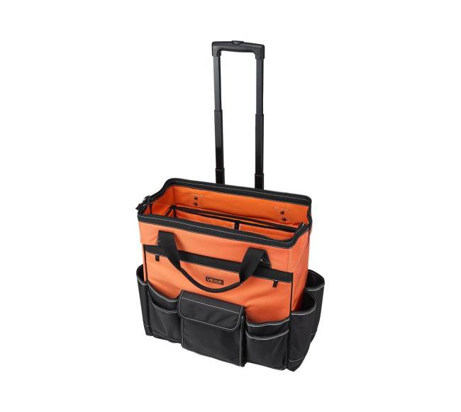 Riedantis įrankių krepšys su 27 kišenėmis10